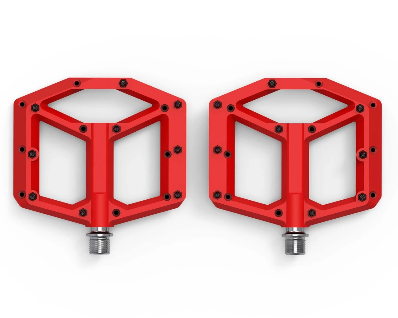 Cube ACID Pedale FLAT C1-IB (Paar) | Rot 1 Cube ACID Pedale FLAT C1-IB (Paar) | Rot