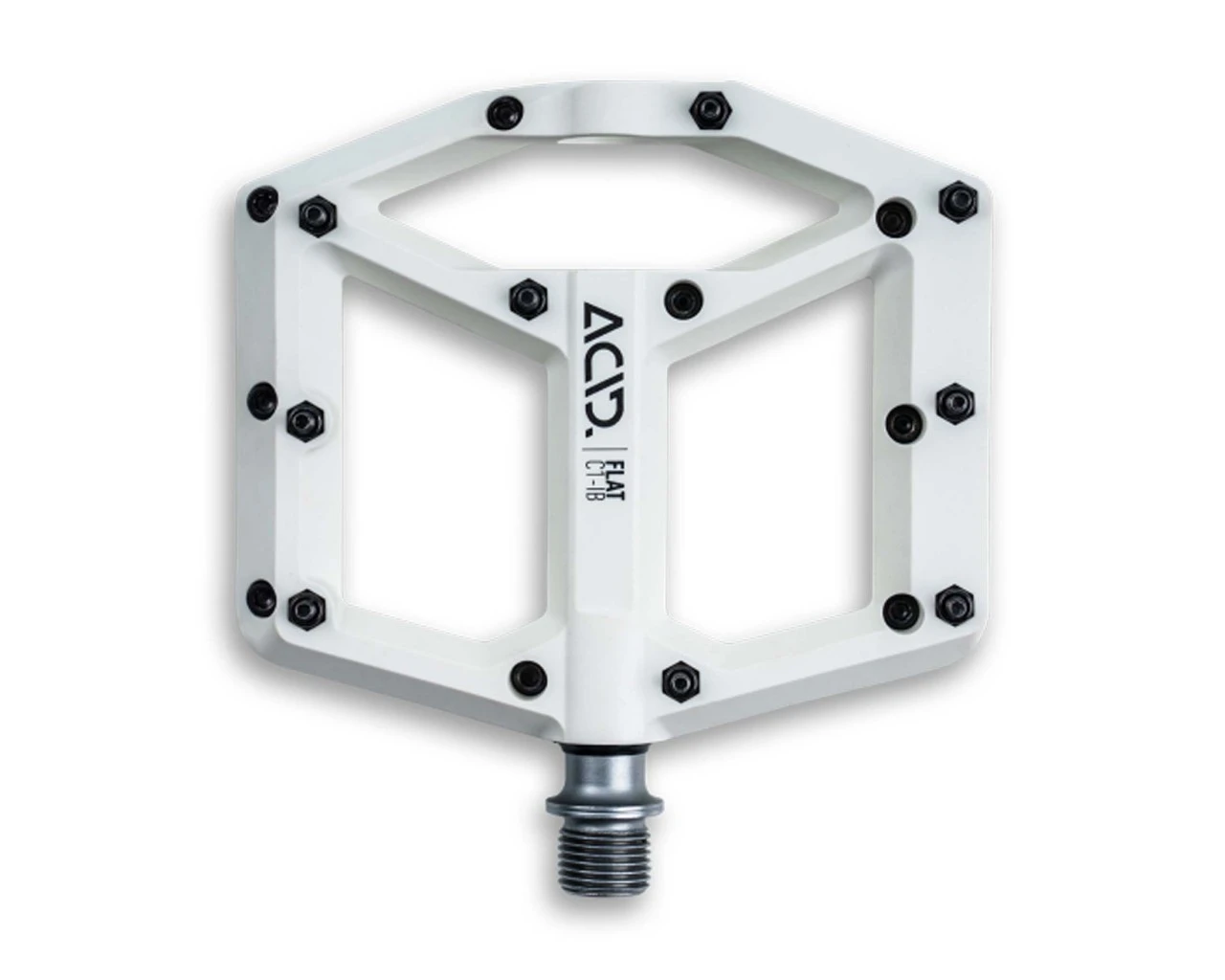 Cube ACID Pedale FLAT C1-IB (Paar) | Weiß 1 Cube ACID Pedale FLAT C1-IB (Paar) | Weiß