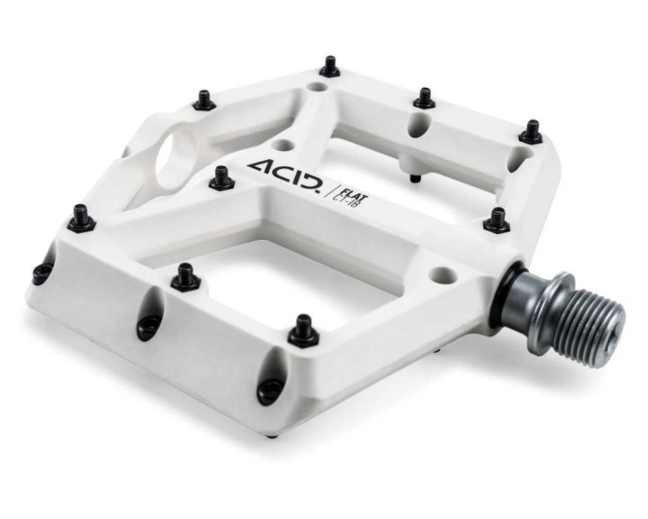 Cube ACID Pedale FLAT C1-IB (Paar) | Weiß 2 Cube ACID Pedale FLAT C1-IB (Paar) | Weiß – Bild 2