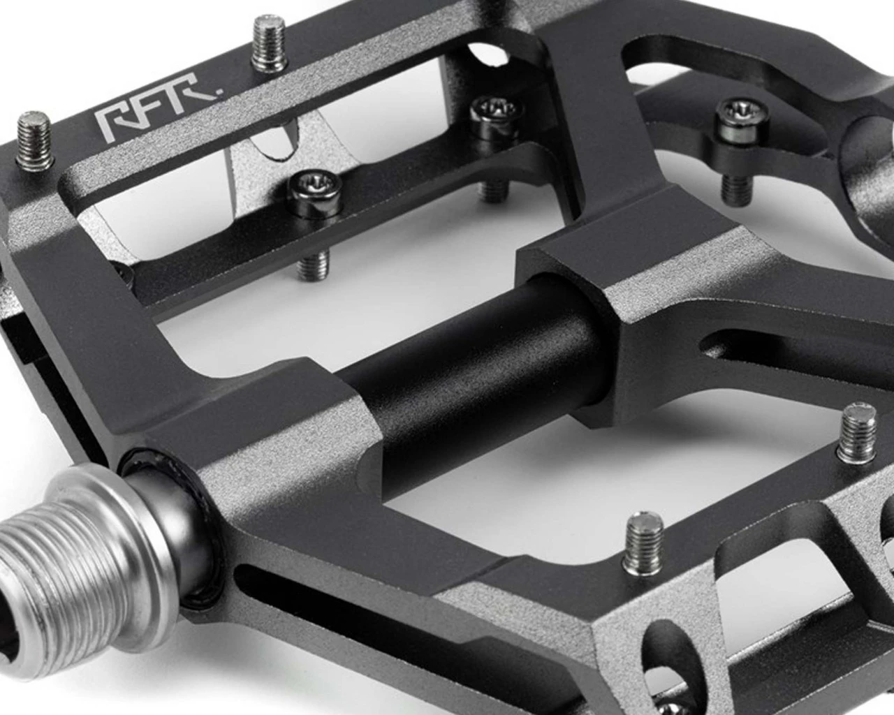 Cube RFR Pedale Flat SLT 2.0 (Paar) | Grey N Black – Bild 2